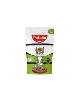 Peteko Pouch Jelly Kuzulu Kedi Konserve 85 Gr