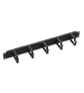 AGER AGER 1U Yatay Organizer Siyah 5 Metal Kancalı AA-5KN01U19-A-S1
