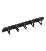 AGER AGER 1U Yatay Organizer Siyah 5 Metal Kancalı AA-5KN01U19-A-S1