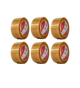 Vege Koli Bantı Leopar 48 MM x 100 Metre Şeffaf Koli Bantı 6 Adet Koli Bantı