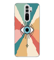 Xiaomi Redmi Note 8 PRO Uyumlu Göz Tasarımlı Şeffaf Telefon Kılıfı