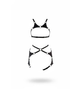 Mulvxbrf Brf02 Siyah Harness Takım Deri O-Halkalı Ayarlanabilir - Brf1253 (Mulvix)