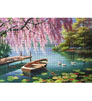 MOR AĞAÇ Ahşap Puzzle 1000 Parça AHŞAP ALT TABAN VE ÇERÇEVELİ