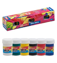 Mikro Guaj Boya Şişe 6 Renk x 15 ML Guaj Boya (Karışık)