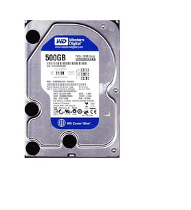 Wd 500GB 3.5" Ide 500GB 7200RPM 16MB WD5000AAKB (Eski Tip IDE) Harddisk (Gri)