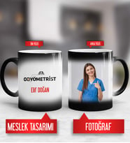Odyometrist Kupa Bardak Sihirli Fotoğraflı