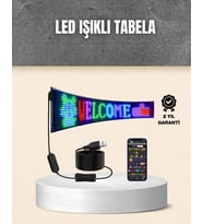 Rgb Kayar Yazılı Led Reklam Ekranı – Usb Bağlantılı Esnek Tasarım