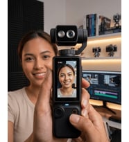 Kompakt 4K Vlog Kamera 2.0 IPS Ekran Otomatik Odaklama ve Stereo Ses Kayıtlı