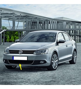 VW Jetta 2011-2014 Ön Tampon Orta Izgara Krom Çıtalı 5C6853671
