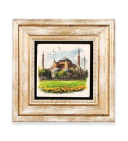Taş Duvar Tablo 20*20 cm Ayasofya Camii 2