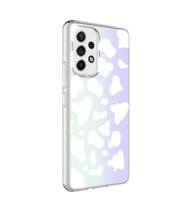 Lexroo Galaxy A13 4G Kılıf M-Blue Desenli Kılıf - Cow No2