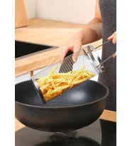 Çelik 20,6 cm Silindir Izgara Mangal Mısır Sebze Patates Kafesi Izgara cin861