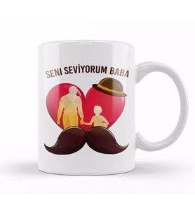 Babalar Günü Babaya Hediye 012 Kupa Bardak Porselen