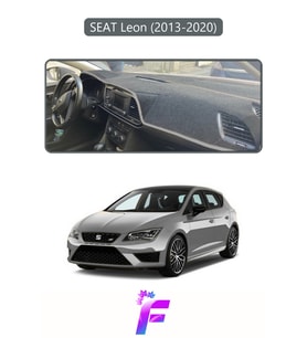 SEAT LEON (2013-2020) Uyumlu Torpido Örtüsü Yansıma Önleyici Tam Koruma Hızlı Montaj K26