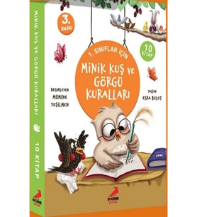 Minik Kuş Ve Görgü Kuralları 10 Kitap Set (Karışık)