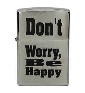 Zippo Dont't Worry Çakmak - 49007-00063-MODEL32