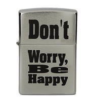Zippo Dont't Worry Çakmak - 49007-00063-MODEL32