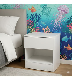 HOME ARYA TEK ÇEKMECELİ GİZLİ BÖLMELİ KOMODİN