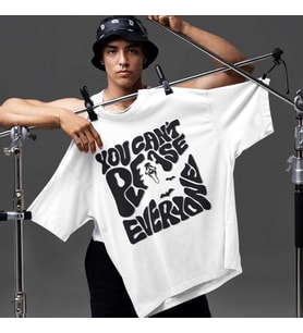 Dijital Baskılı Unisex Tshirt, Günlük Kullanıma Uygun Pamuklu Regular Tshirt