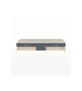 Hyperion TV Ünitesi Tek Raflı 2 Çekmeceli Tek Kapaklı  220x44x51 Aytaşı-Antrasit