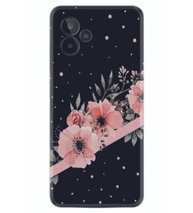 General Mobile GM 24 Pro Kılıf Resimli Desenli Baskılı Silikon Siyah Şerit Mermer 1298