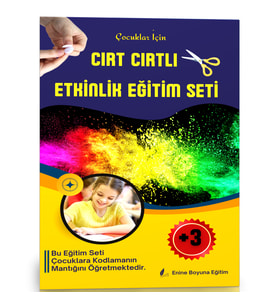 Çocuklar İçin Cırt Cırtlı Etkinlik Eğitim Seti (+3 Yaş)
