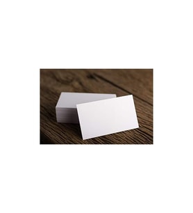 Baskısız Boş Kartvizit Boy 100 Adet 5x8 cm 300 gr Kalın Mat Kuşe Kağıdı