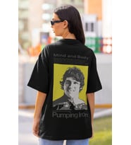 Arnold Pumping Iron Bodybuilder Sırt Baskılı Unisex Oversize Fitness Sporcu Tişört