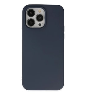 iPhone 14 Pro Kılıf Nano içi Kadife Silikon - Lacivert