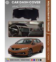 HONDA CIVIC FB7 (2011-2015) Torpido Örtüsü Torpido Koruma Tam Uyum Çatlamayı Önler Kolay Montaj