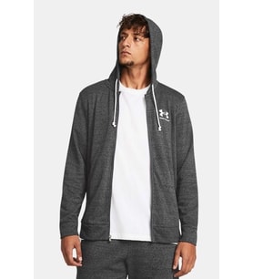 Under Armour UA Rival Terry Lc Fz Erkek Ceket (Gri)