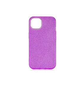Apple iPhone 13 Mini Uyumlu Kılıf Zore Shining Silikon (Mor)