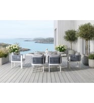 Marina Bahçe & Balkon Masa Takımı (Beyaz)