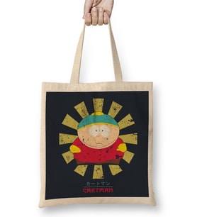 South Park Cartman Retro Japanese Bez Çanta Uzun Saplı