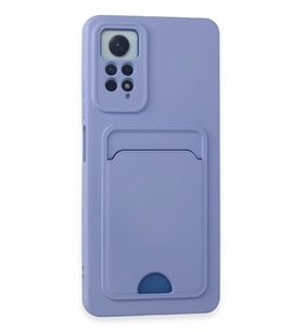 Pilelistore   Xiaomi Redmi Note 11 Pro Kılıf Kelvin Kartvizitli Silikon - Lila