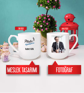 Müdür Yardımcısı Kupa Bardak Oval Fotoğraflı