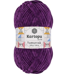 Yumurcak Kadife El Örgü İpi Açık Mor K719