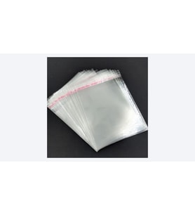 ŞeyliŞeyler - Bantlı Jelatin Poşet 32x40+5 cm 1 Kg (Şeffaf)