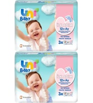Uni Baby Islak Havlu Mendil İlk Adım 52 Yaprak (6 Lı Set) 312 Yaprak (2PK*3)