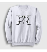 Presmono Unisex Beyaz Killua And Gon Anime Hunter X Hunter Sweatshirt 238431tt (Beyaz)