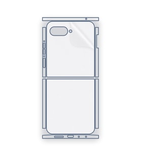 SChitec MOTOROLA Razr 50 Ultra Uyumlu Fullbody Arka Kaplama Hidrojel Koruyucu Film