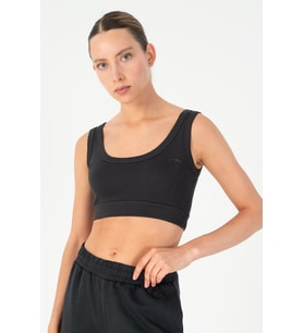 Maraton SlimFit Kadın U Yaka  Antrasit- Bra