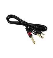 Pm-4284 3.5 Mm Stereo Erkek/2X6.3Mm Mono Erkek 1.5 Metre Kablo