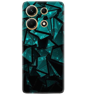 Infınix Note 30 Kılıf Resimli Desenli Baskılı Silikon Green Prizmas 1348