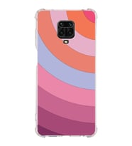 Xiaomi Redmi Note 9S Köşe Korumalı Antişok Kapak Renk Cümbüşü Tasarımlı Şeffaf Silikon Kılıf