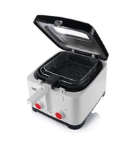 Schafer Friprofi 2.5 lt Fritöz - 1800 W - Çıkarılabilir Hazne Ve Kapak (Beyaz)