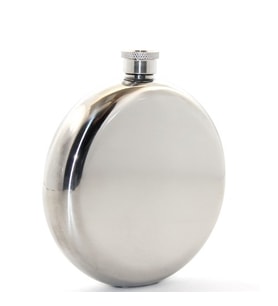 Periboia Paslanmaz Çelik Yuvarlak 8 Oz Tekli Matara Çelik Renk (Karışık)
