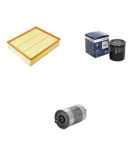 Bosch Filtre Bakım Seti Opel Frontera a 2.0 2.2 Benzinli 1991-1998 Hava + Yağ f. + Yakıt Filtre Bosch
