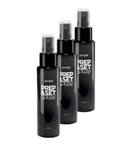 Avon Prep and Set Spray Makyaj Sabitleyici Sprey 125 Ml. Üçlü Set