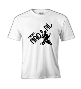 Tenis - Nadal Win Beyaz Erkek Tshirt